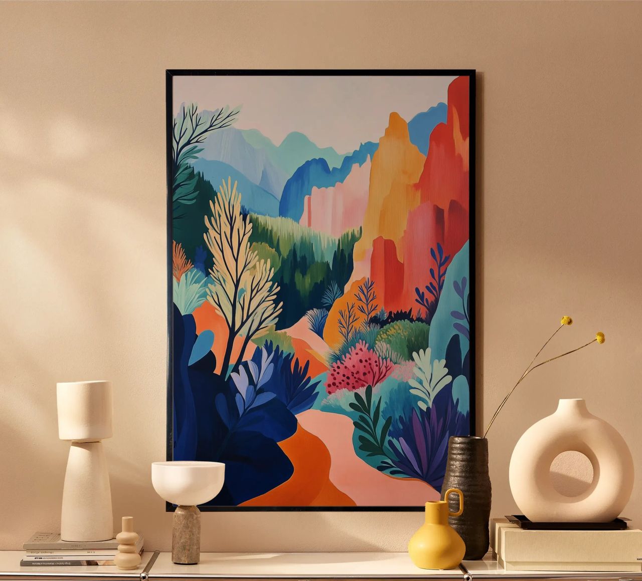 Sentier des Ocres Poster von studiofox