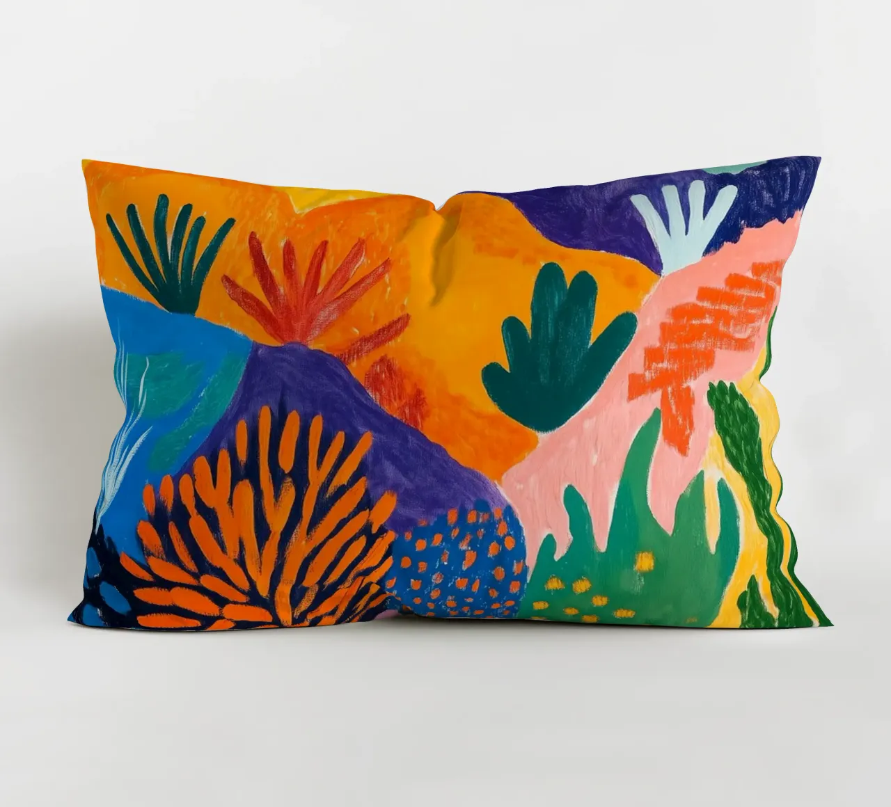 Il Monte Teide ispirato da Matisse cuscino da studiofox