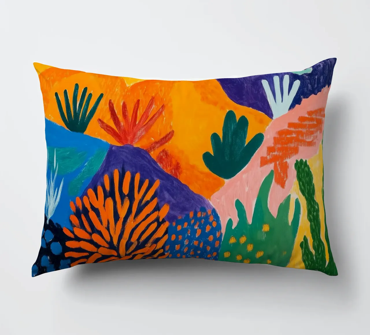 Il Monte Teide ispirato da Matisse cuscino da studiofox