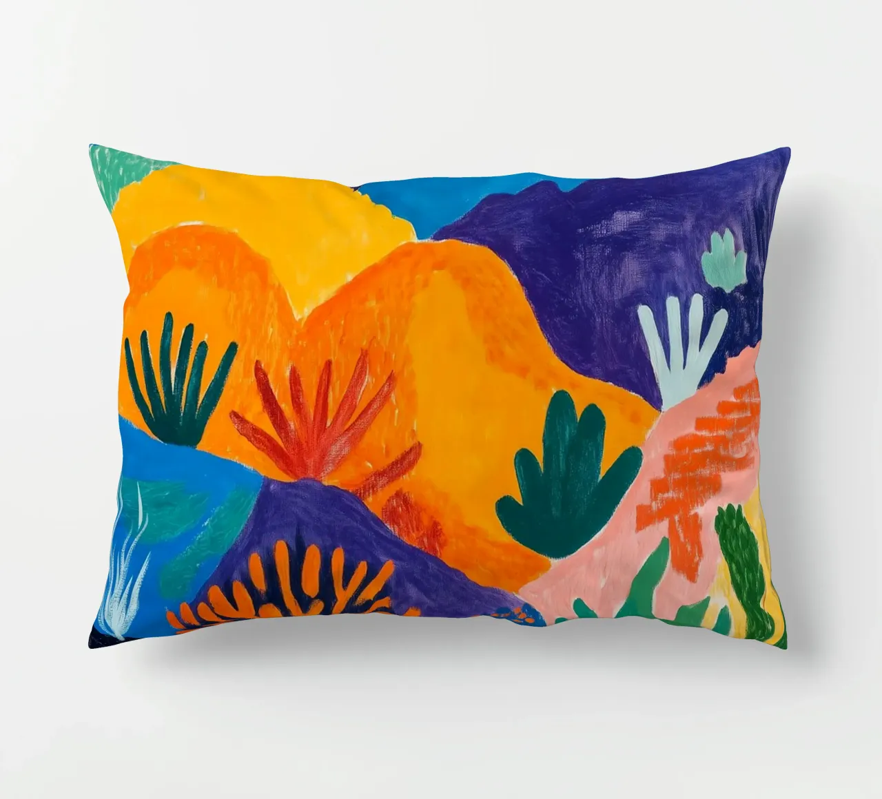 Il Monte Teide ispirato da Matisse cuscino da studiofox