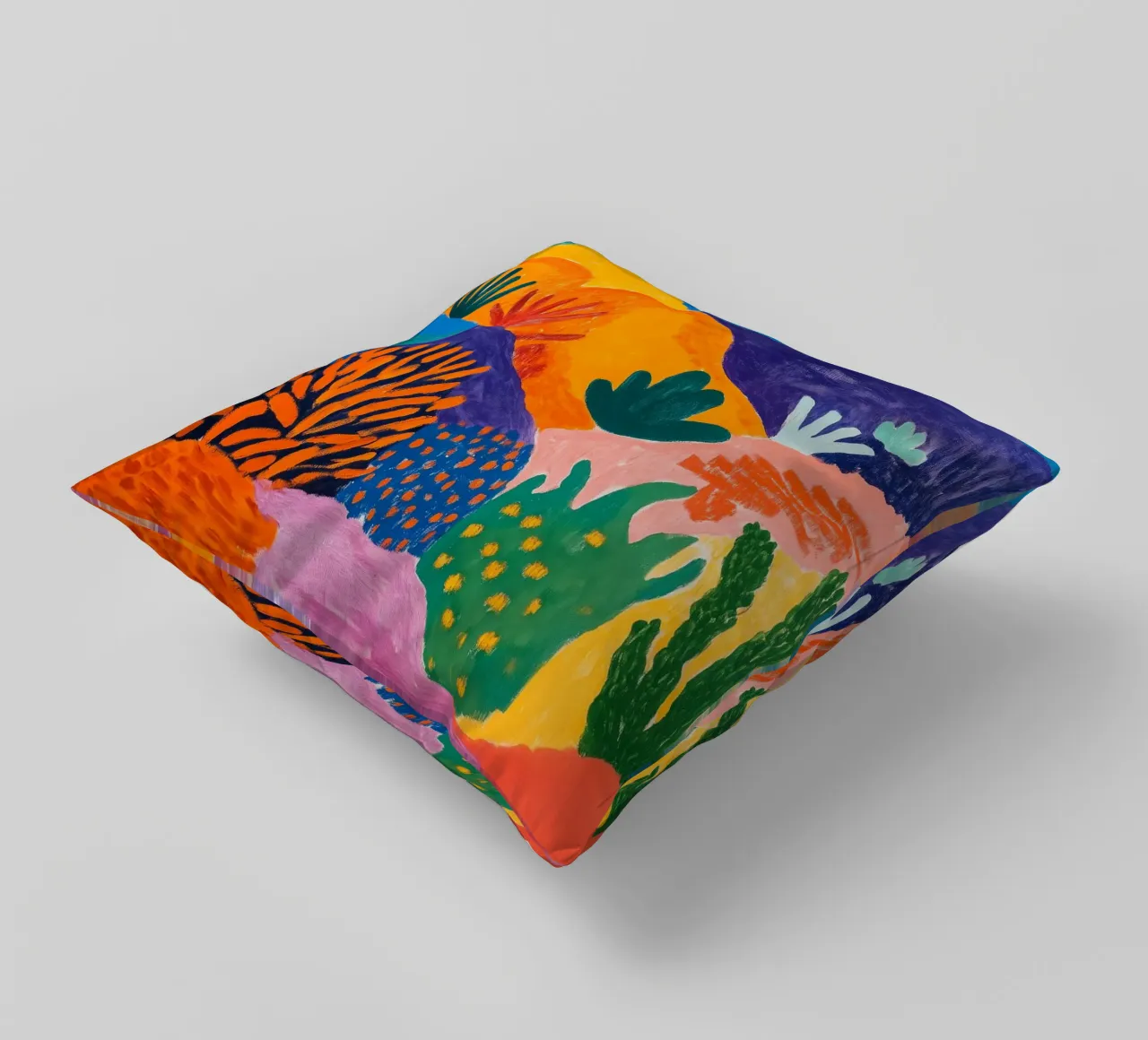 Il Monte Teide ispirato da Matisse cuscino da studiofox
