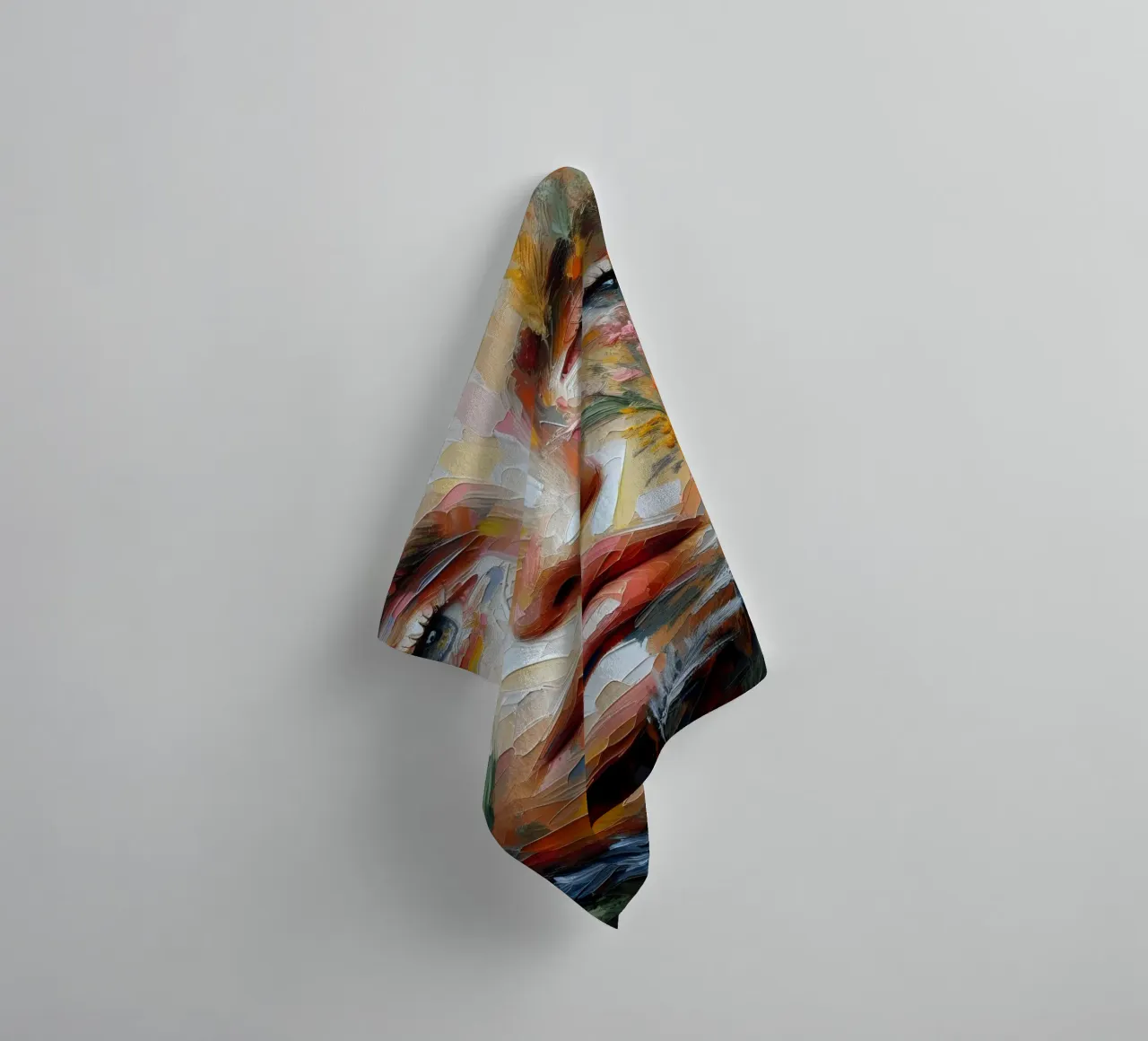 RITRATTO FLOREALE asciugamano da bagno da ARTOMATIC