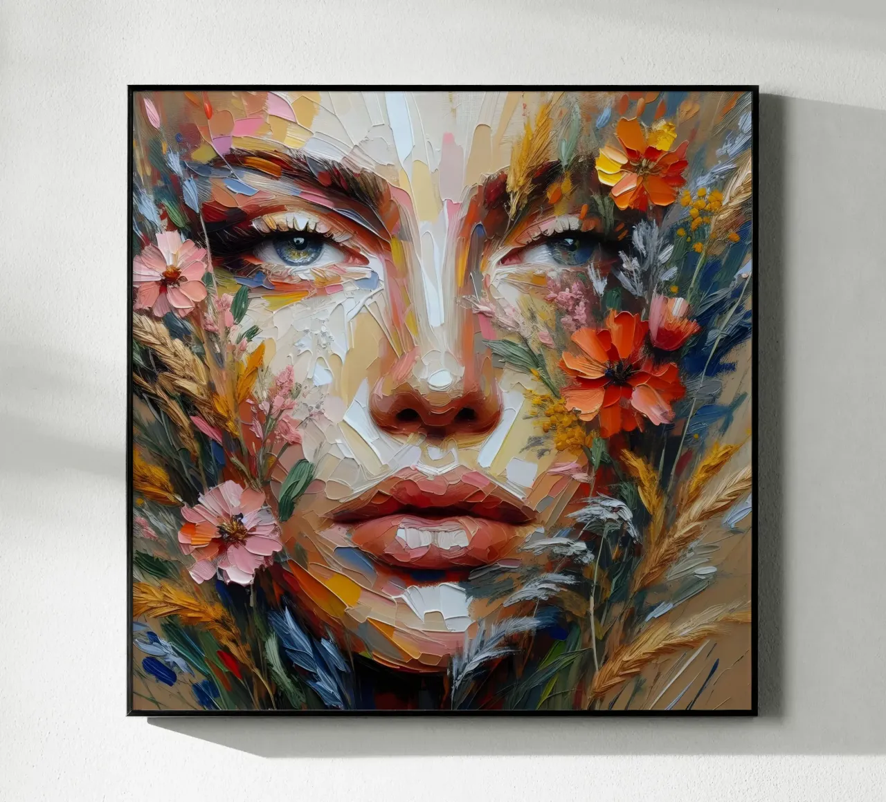 RITRATTO FLOREALE plexiglass da ARTOMATIC