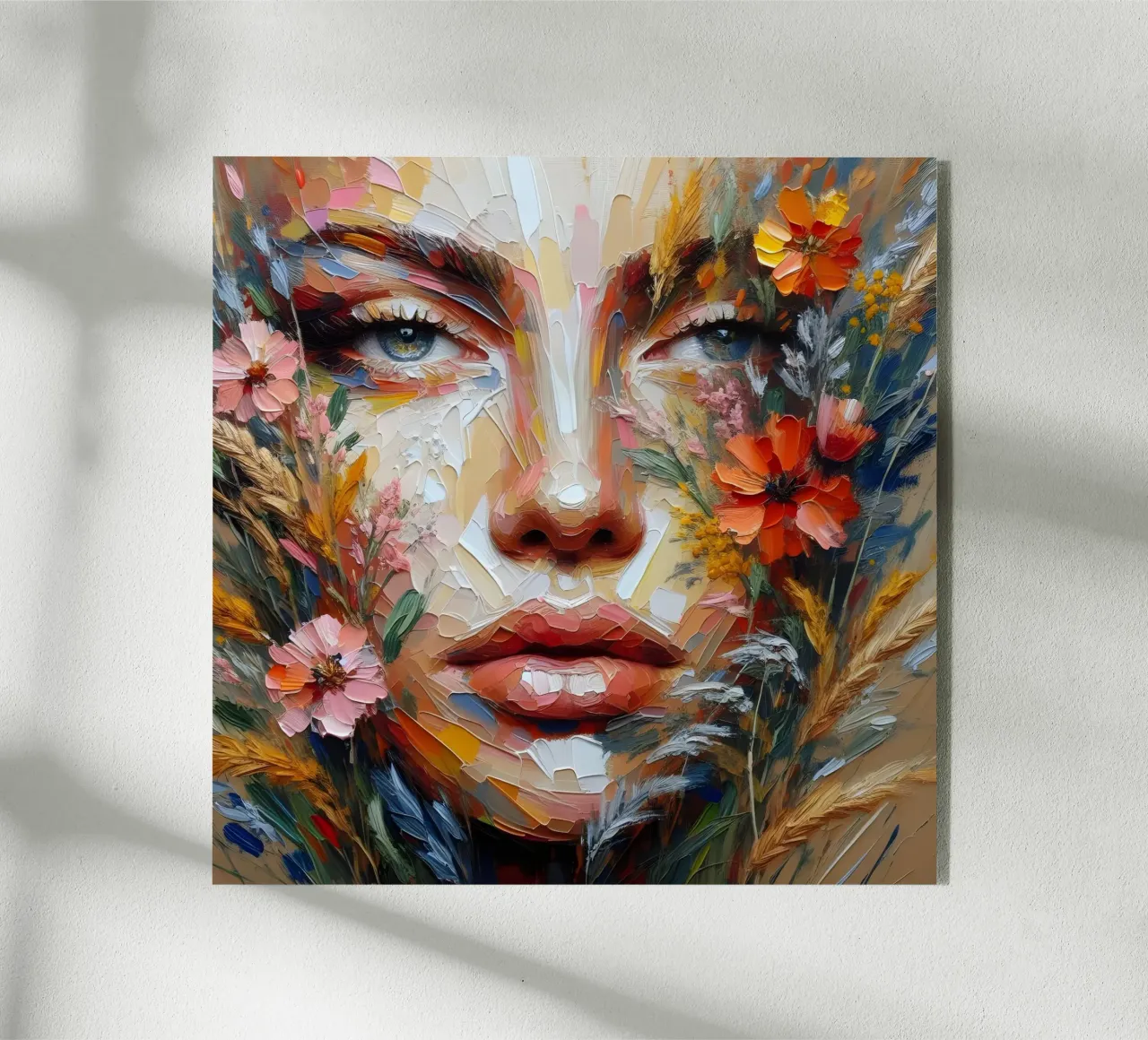 RITRATTO FLOREALE plexiglass da ARTOMATIC