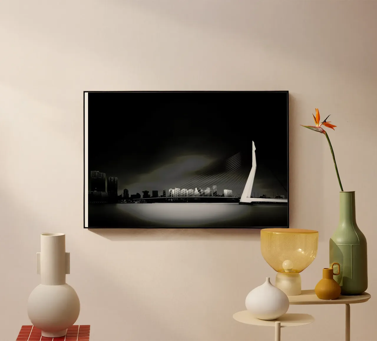 Erasmus Bridge - Denis plexiglass da Pictufy