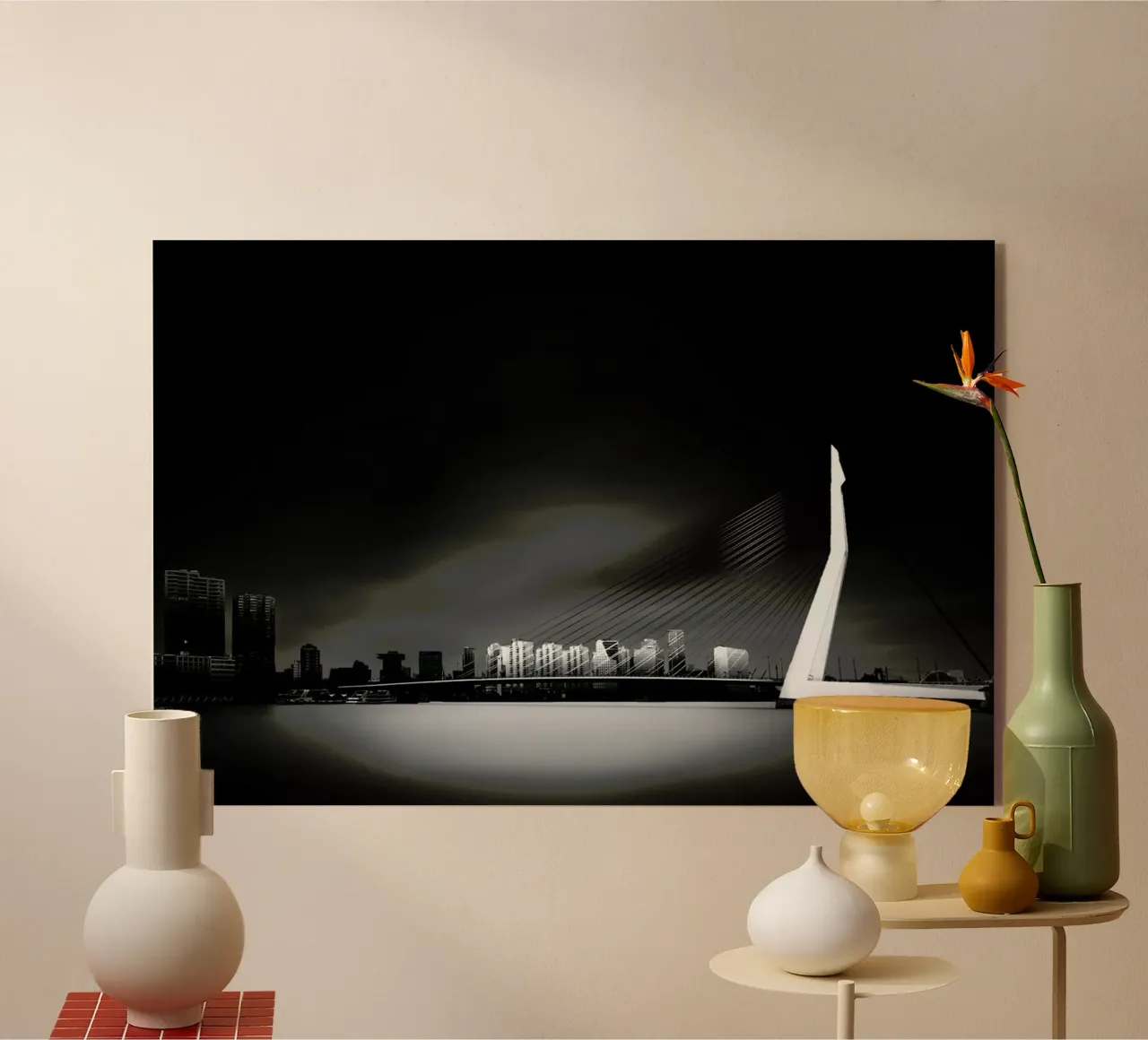 Erasmus Bridge - Denis plexiglass da Pictufy