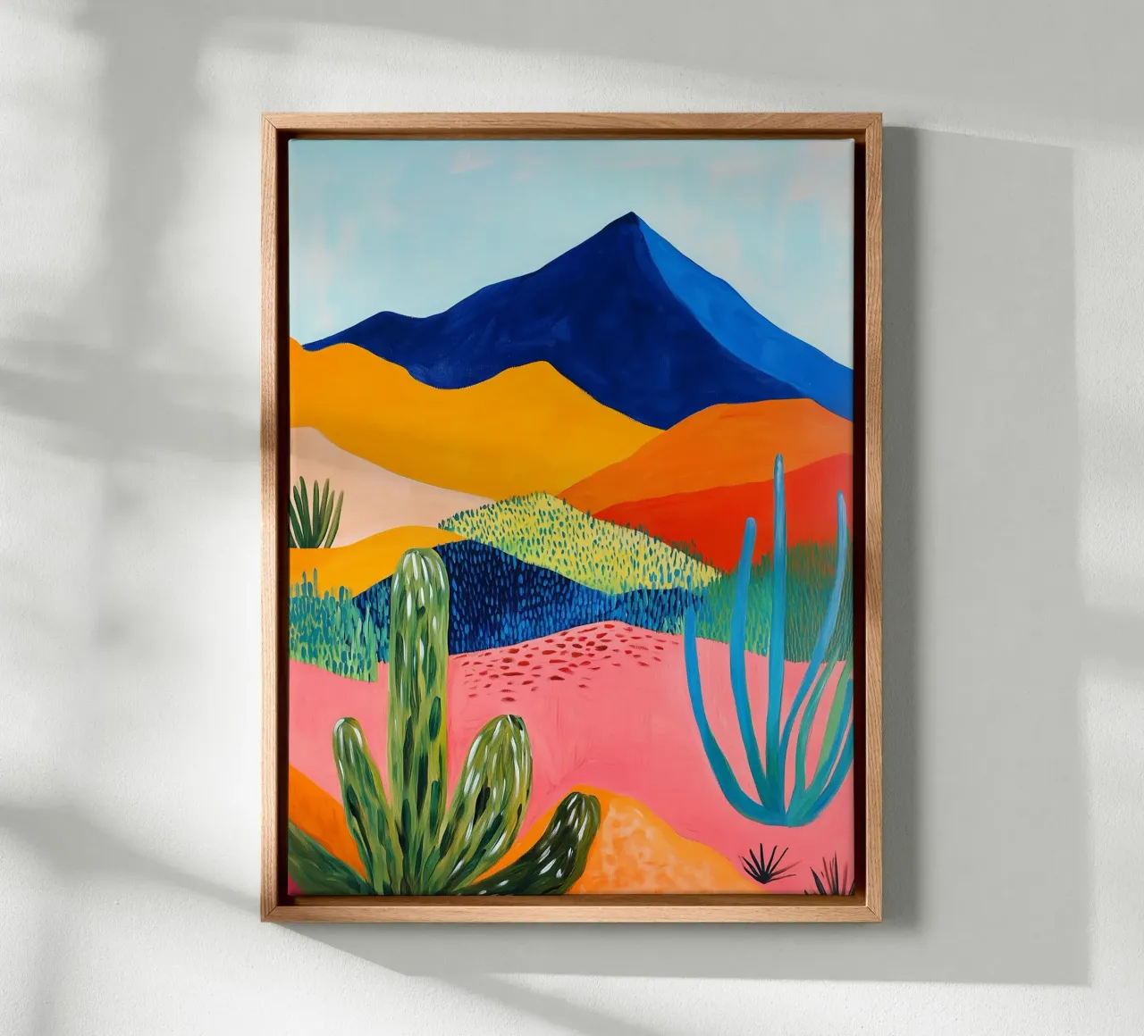 Mont Teide fauve tela con Cornice a cassetta da studiofox