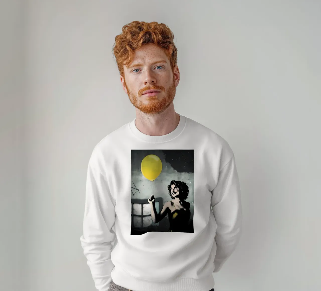 Il palloncino giallo felpa da Jester Krew Art
