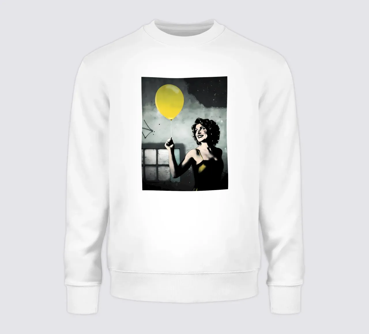 Il palloncino giallo felpa da Jester Krew Art