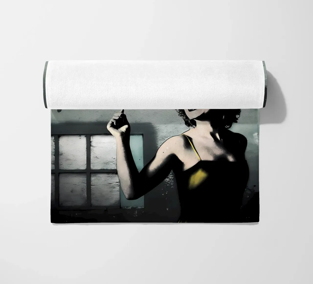 Il palloncino giallo telo mare da Jester Krew Art