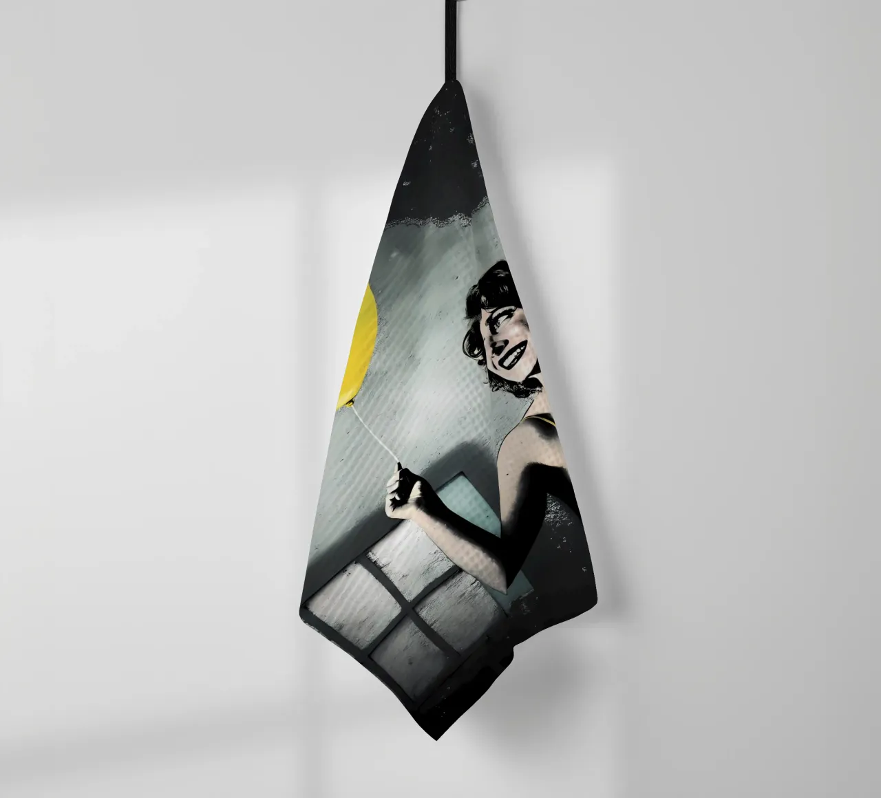 Le ballon jaune torchon de Jester Krew Art