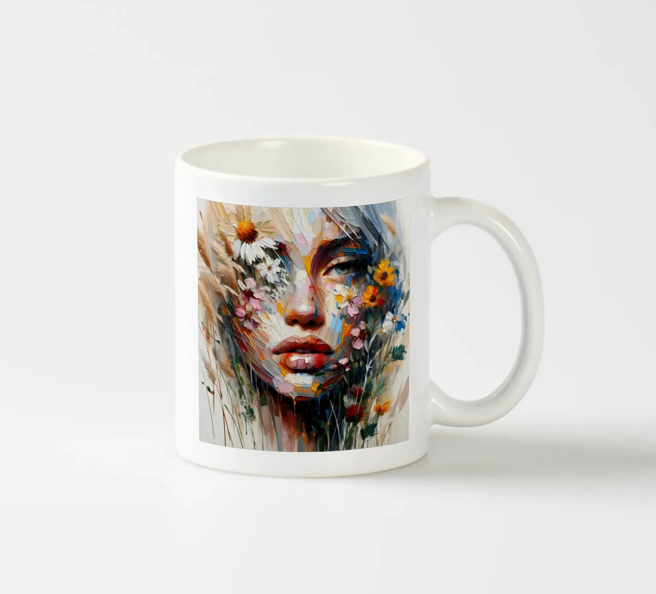 RITRATTO DI COMPOSIZIONE FLOREALE tazza in ceramica da ARTOMATIC
