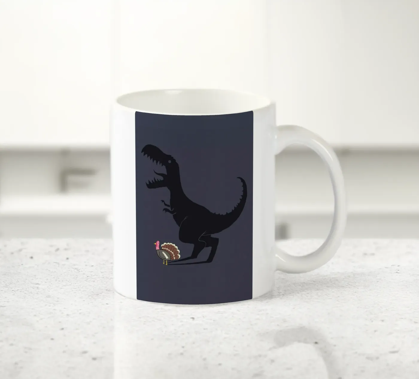 Evolution Sucks ceramic mug by DinoMike