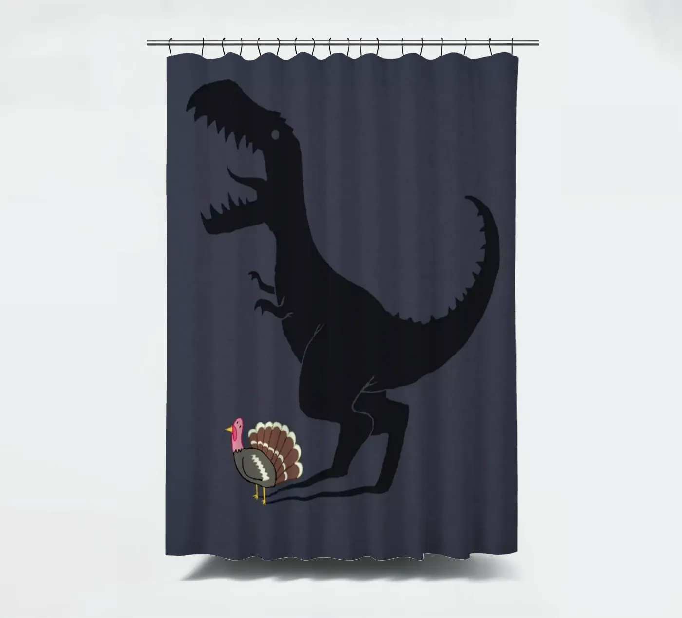 Evolution Sucks Duschvorhang von DinoMike