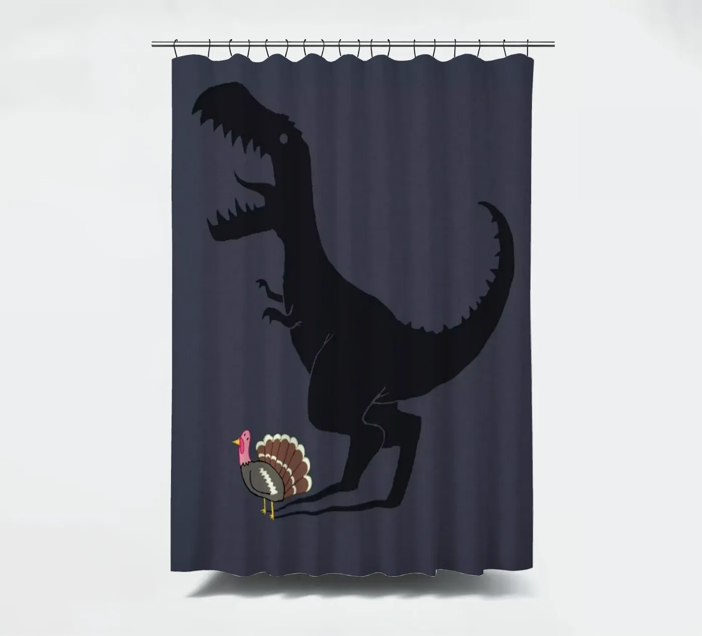 Evolution Sucks Duschvorhang von DinoMike