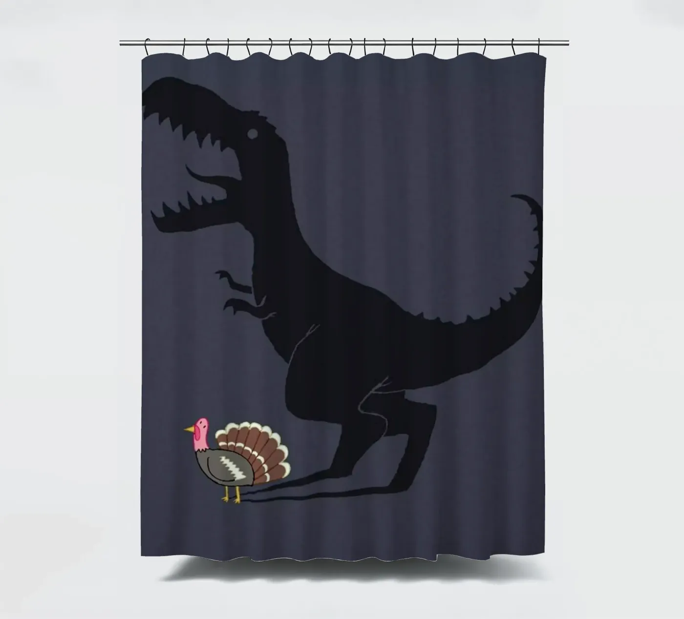 Evolution Sucks Duschvorhang von DinoMike