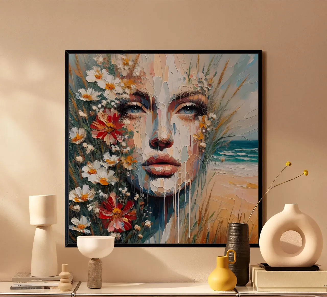Dove fiorisce l'eleganza Pittura carta hahnemühle da ARTOMATIC