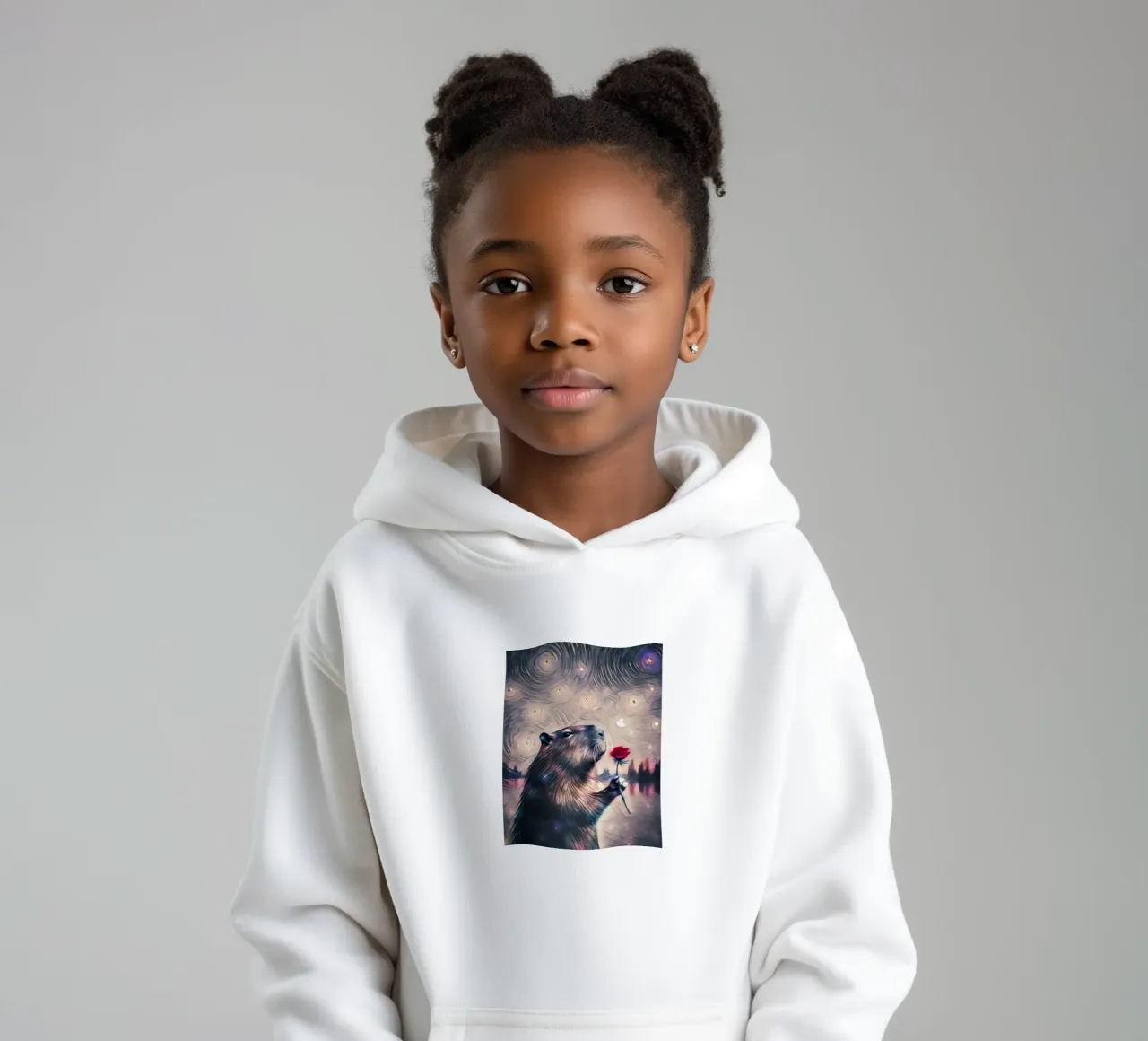 Lo chiamano amore di Capy felpa bambino con cappuccio da flufftee