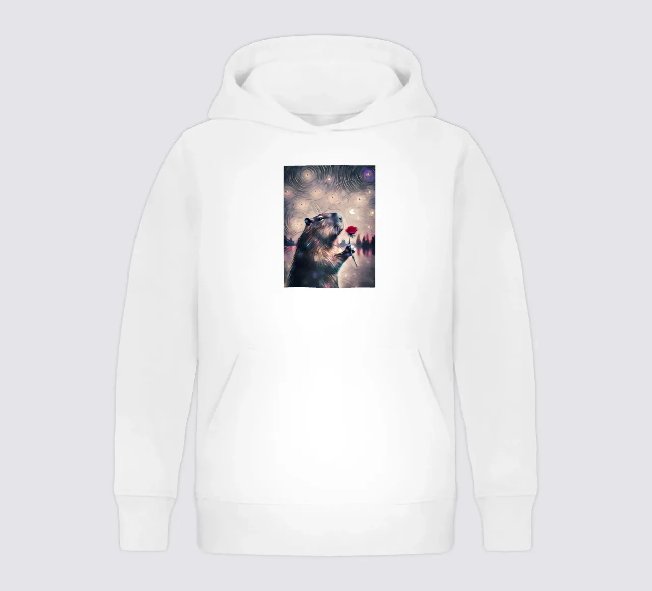 Lo chiamano amore di Capy felpa bambino con cappuccio da flufftee