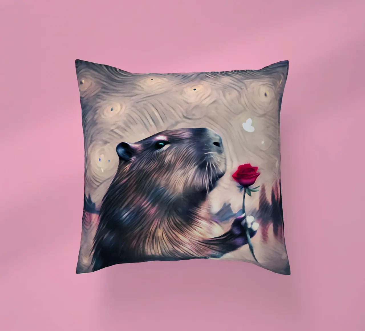 Lo llaman Capy Love cojín de flufftee