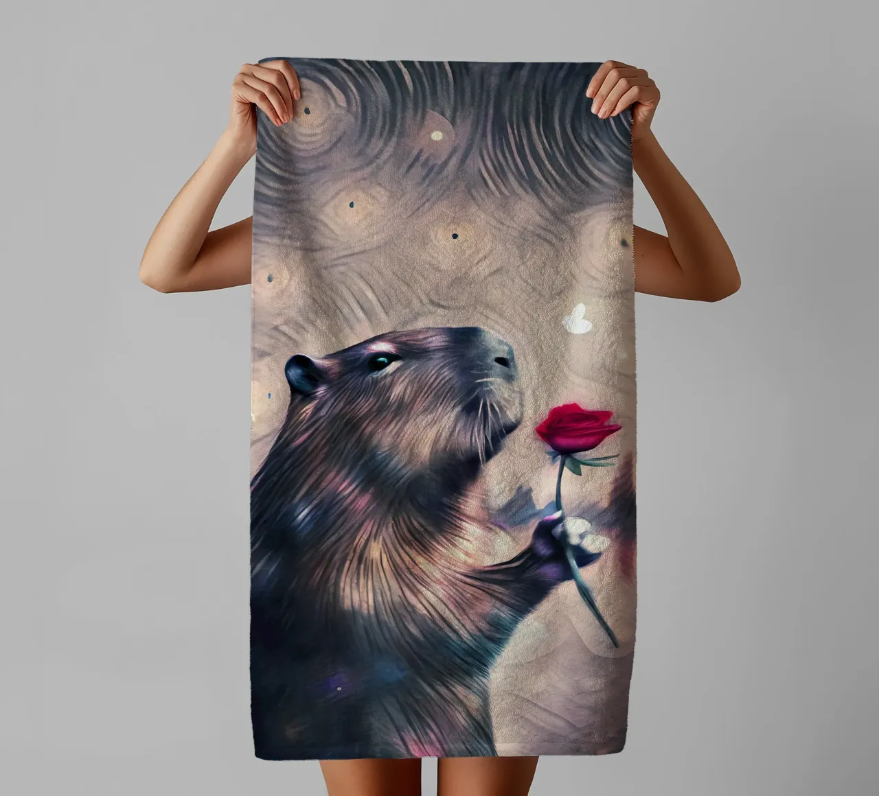 Lo chiamano amore di Capy asciugamano da bagno da flufftee