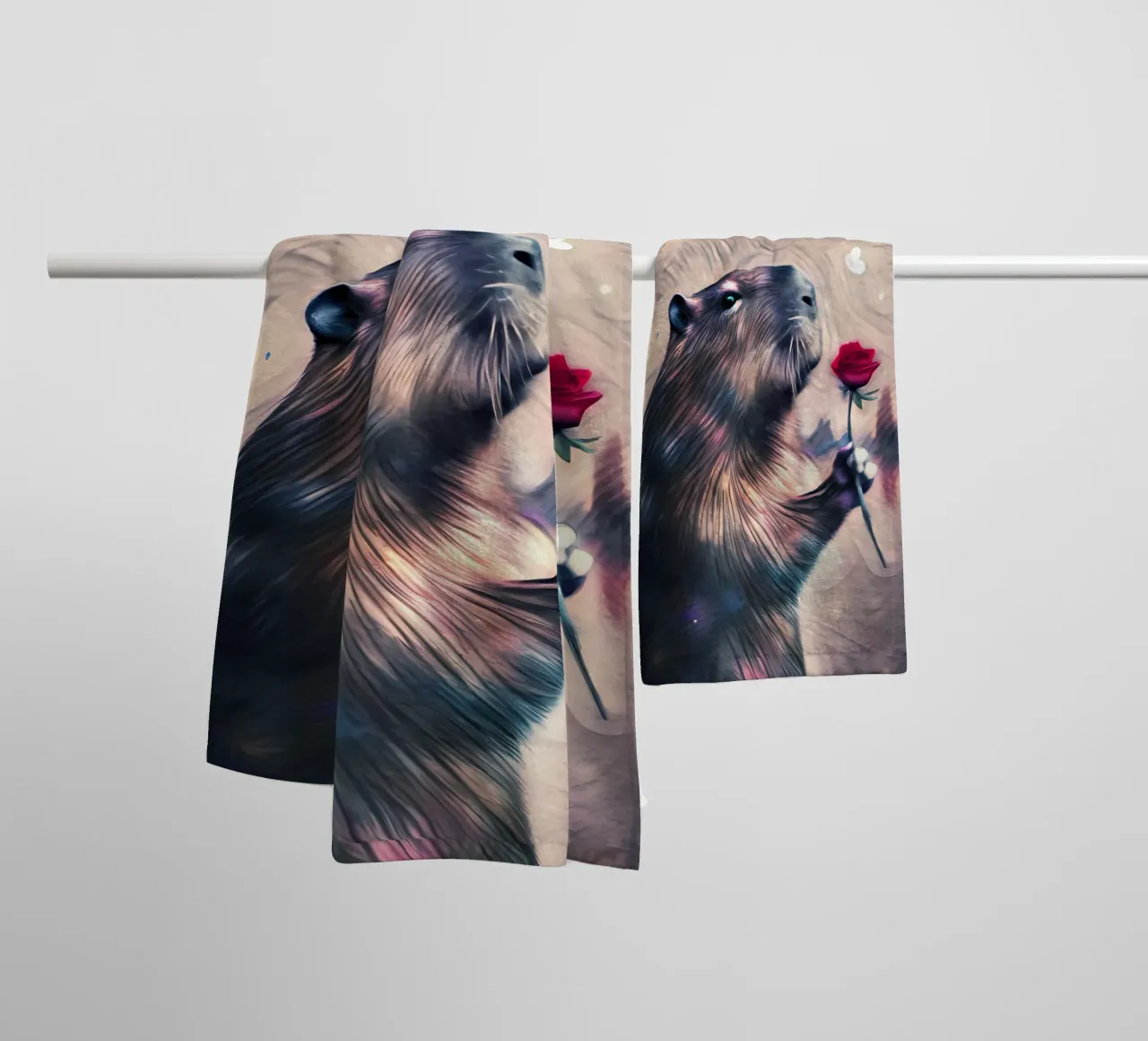 Lo chiamano amore di Capy asciugamano da bagno da flufftee