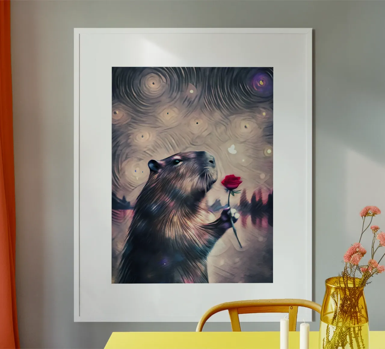 Lo chiamano amore di Capy carta hahnemühle da flufftee
