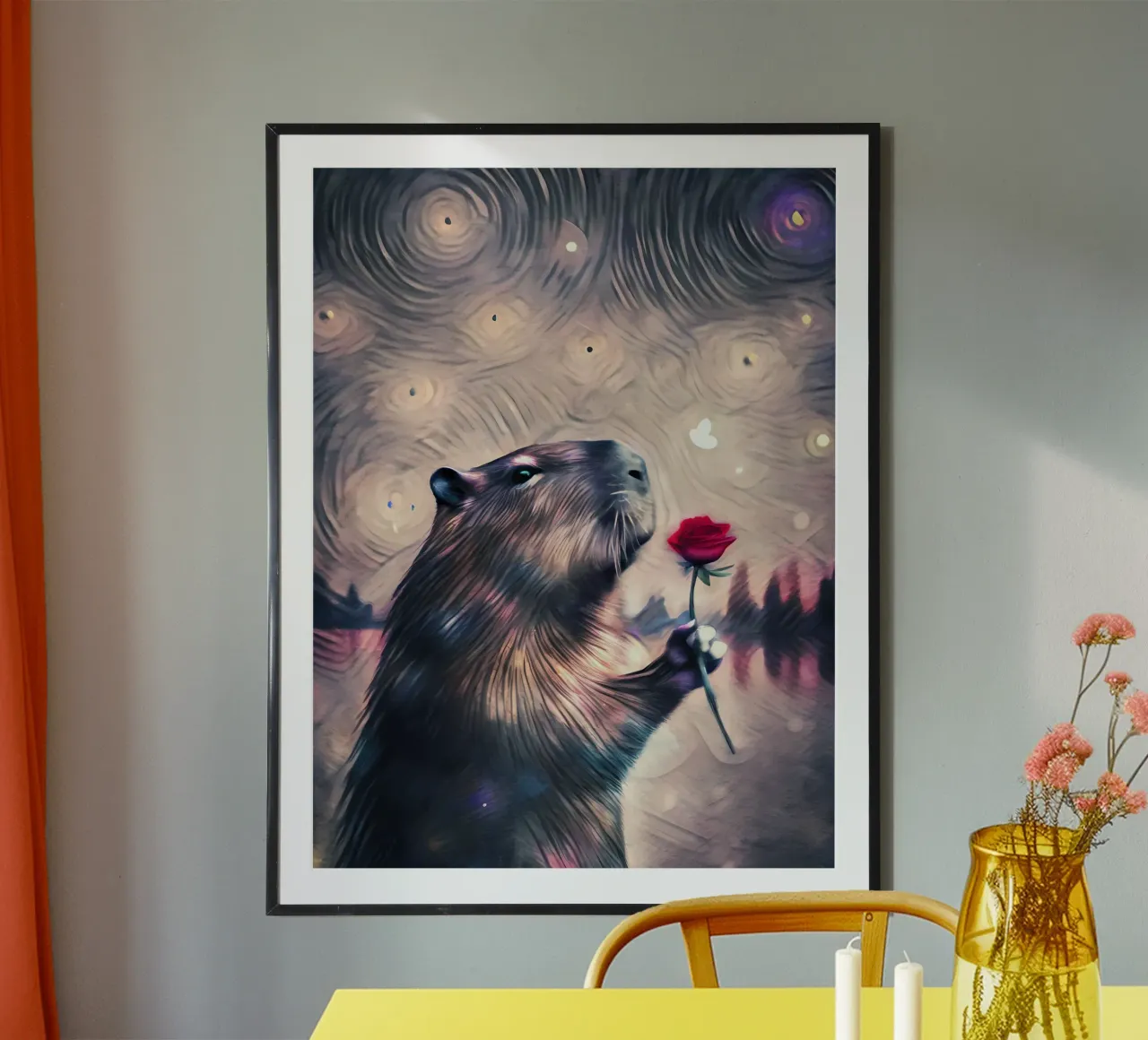 Lo chiamano amore di Capy carta hahnemühle da flufftee