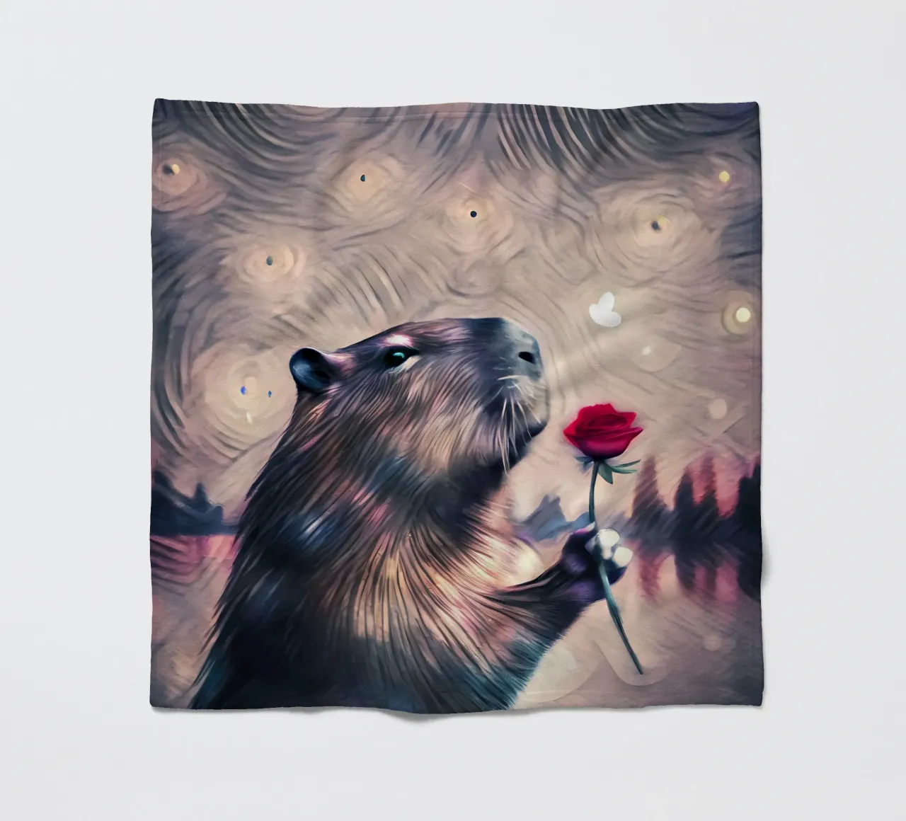 Lo chiamano amore di Capy coperta in pile da flufftee