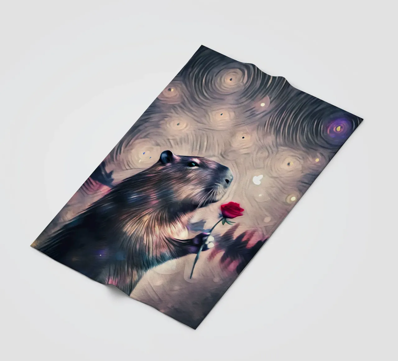 Lo chiamano amore di Capy coperta in pile da flufftee