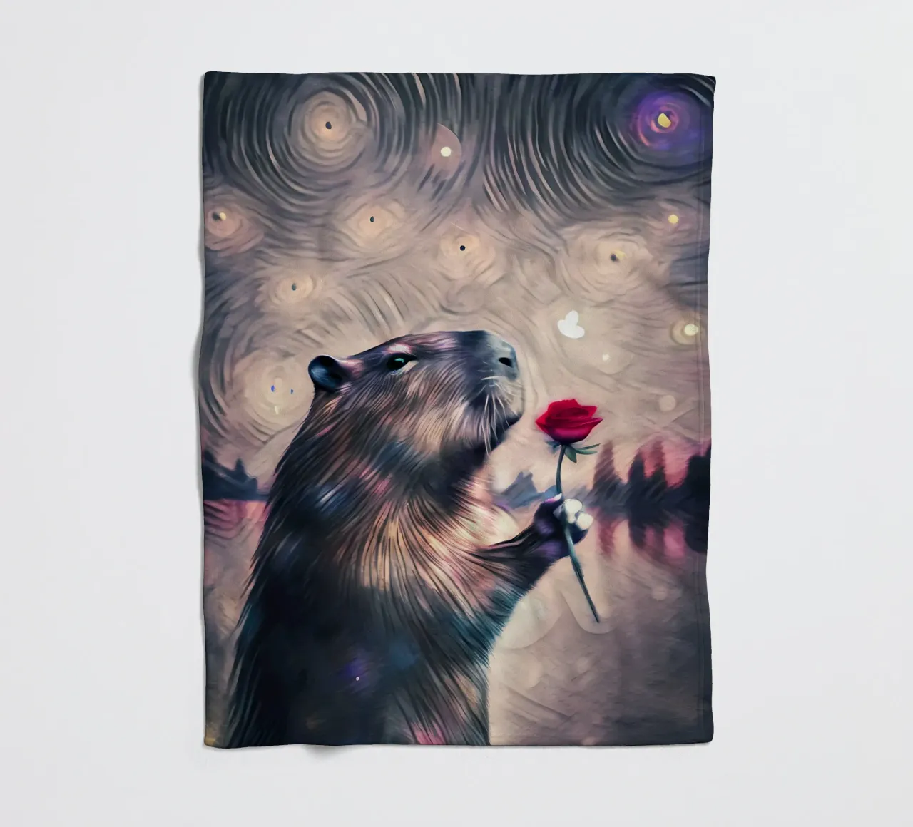 Lo chiamano amore di Capy coperta in pile da flufftee