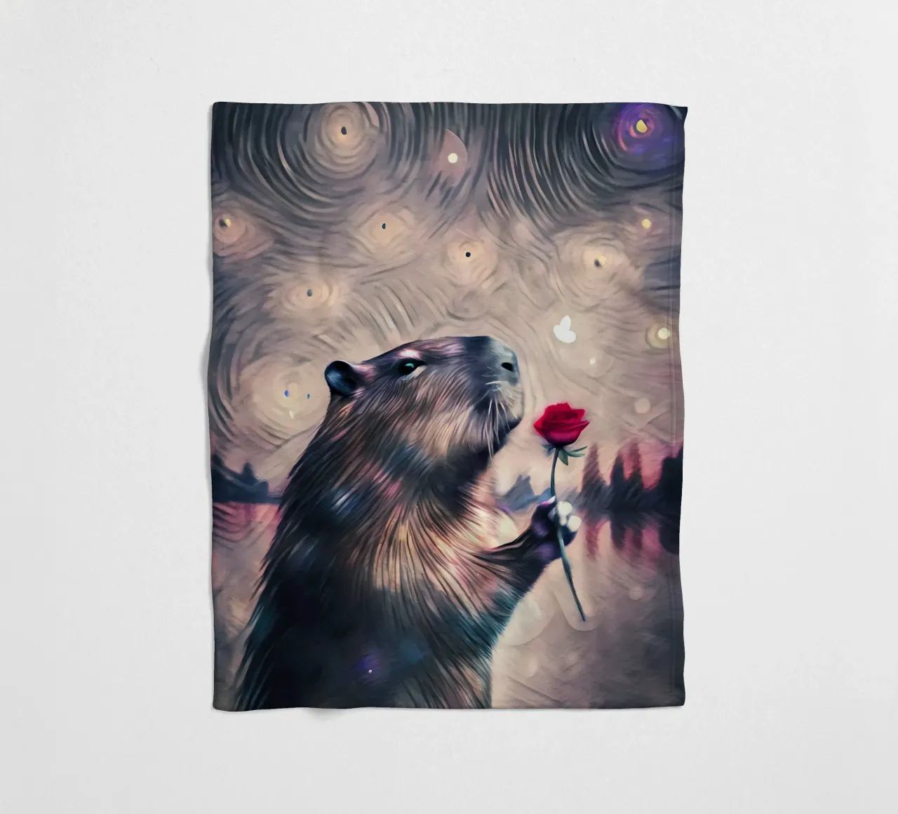 Lo chiamano amore di Capy coperta in pile da flufftee