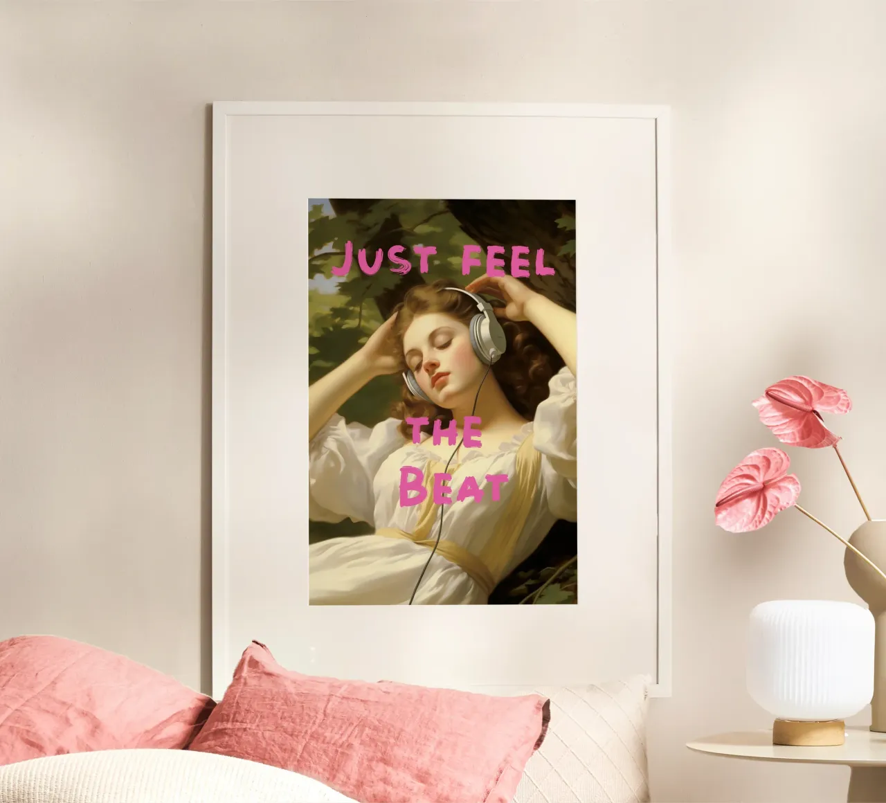 Senti la ragazza del beat poster da Carinaprint