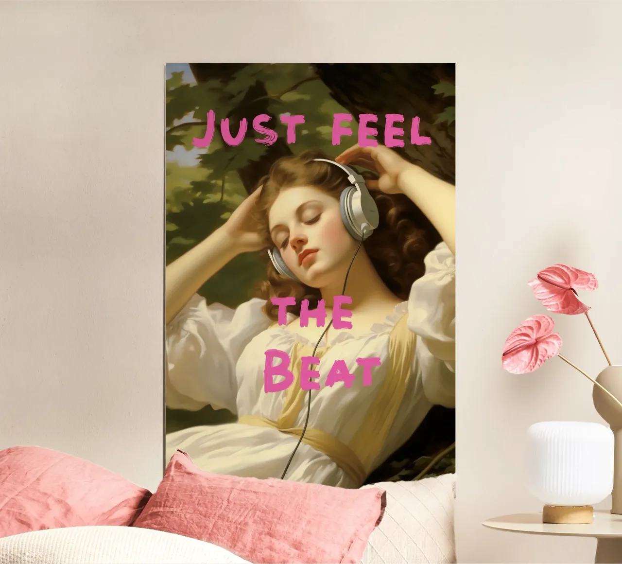 Senti la ragazza del beat poster da Carinaprint