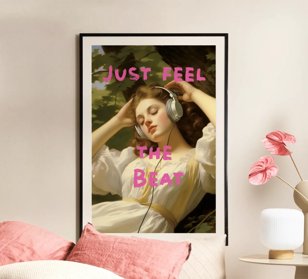Senti la ragazza del beat poster da Carinaprint