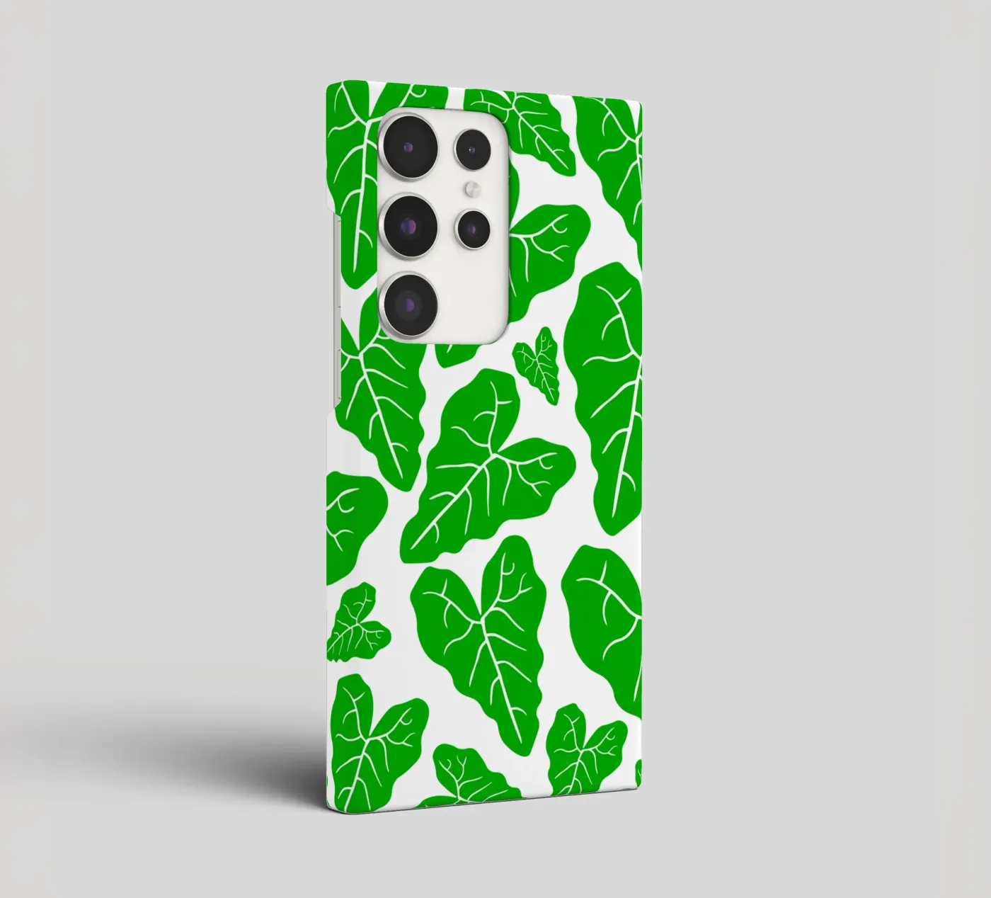 Green leaves pattern cover samsung da baobabprintstore
