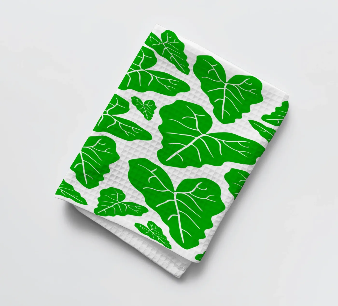 Green leaves pattern torchon de baobabprintstore