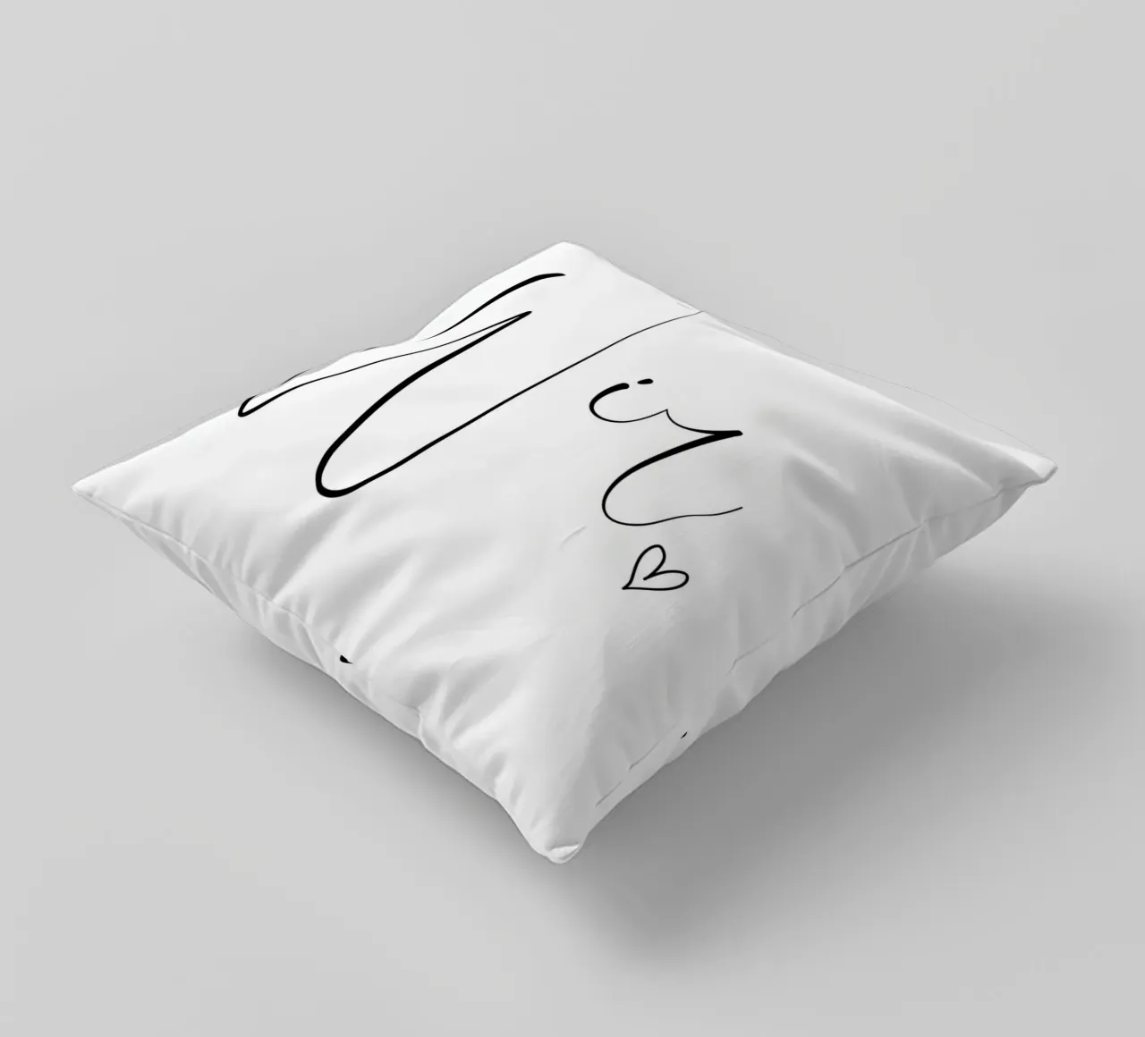 Wir - Schreibschrift cuscino da BAINAI