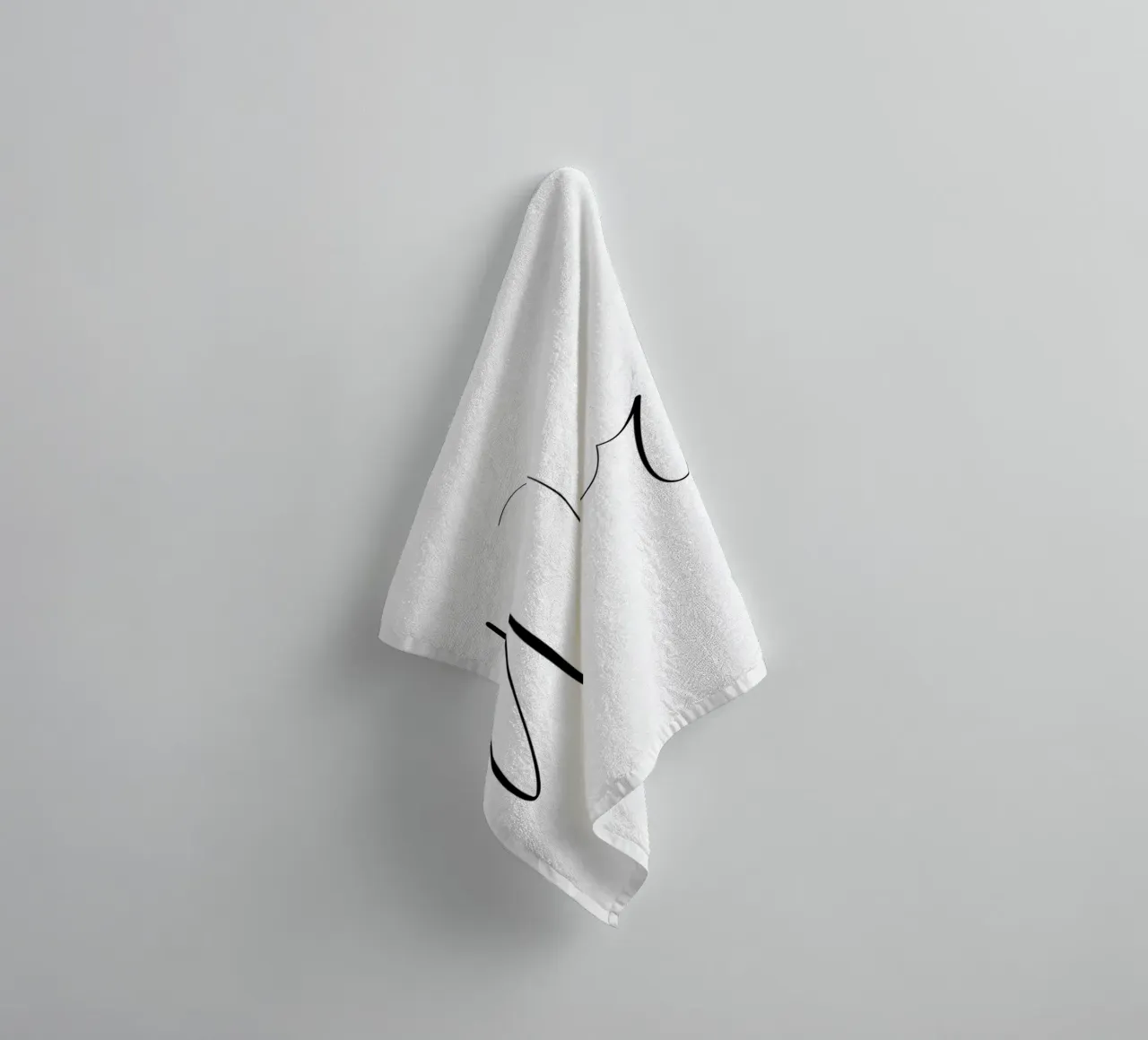 Wir - Schreibschrift asciugamano da bagno da BAINAI