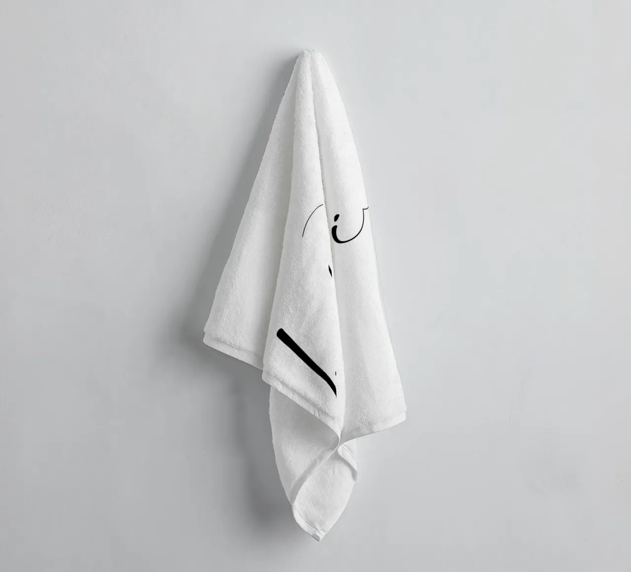 Wir - Schreibschrift asciugamano da bagno da BAINAI