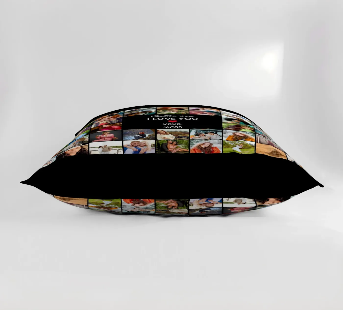 Personalisierte Ich liebe dich Valentine benutzerdefinierte 48 Foto-Collage Kissen von Personalized Art