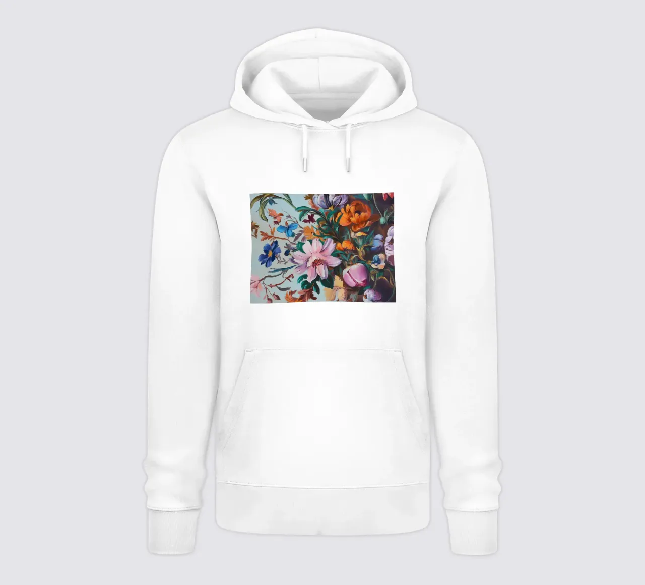 Romántico esplendor floral sudadera con capucha de Carinaprint