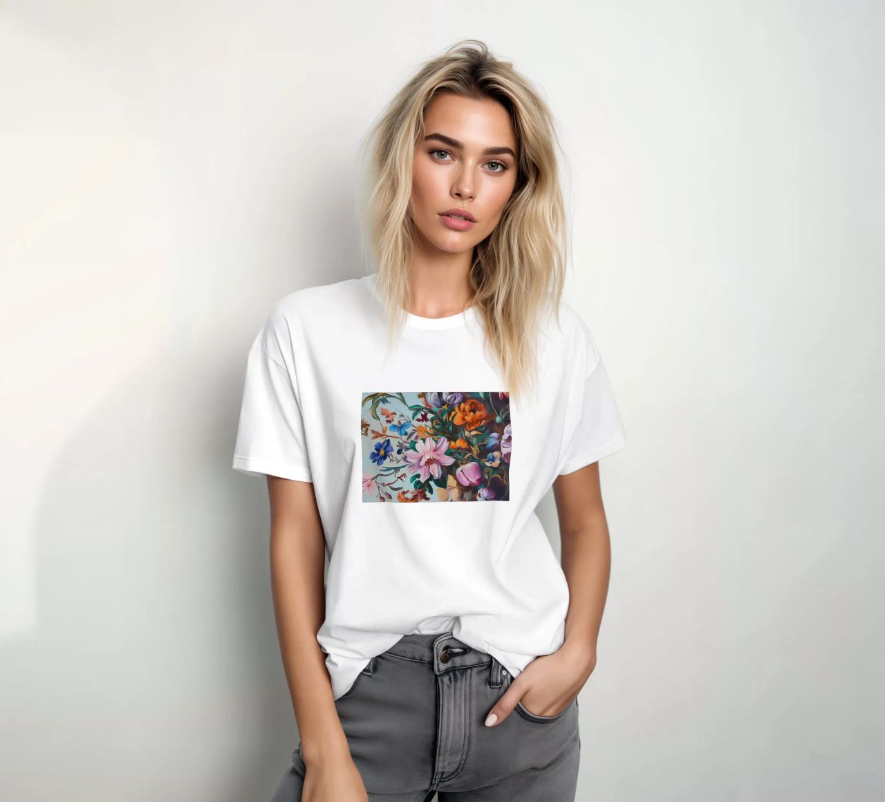 Romantico splendore floreale t-shirt da Carinaprint