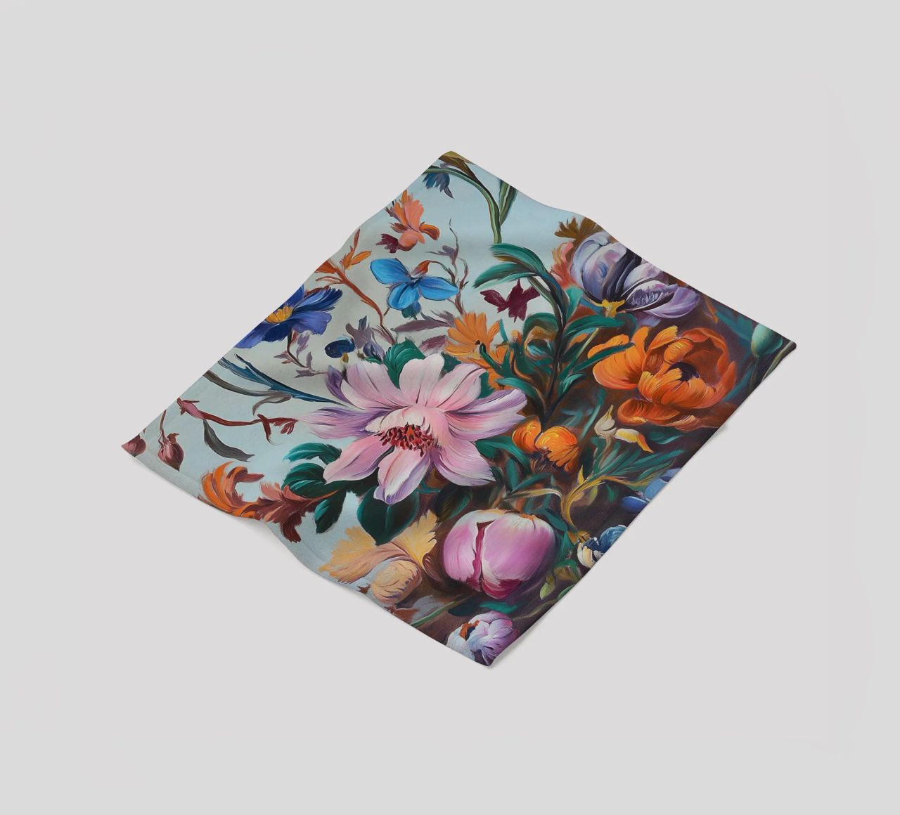 Romantico splendore floreale coperta in pile da Carinaprint