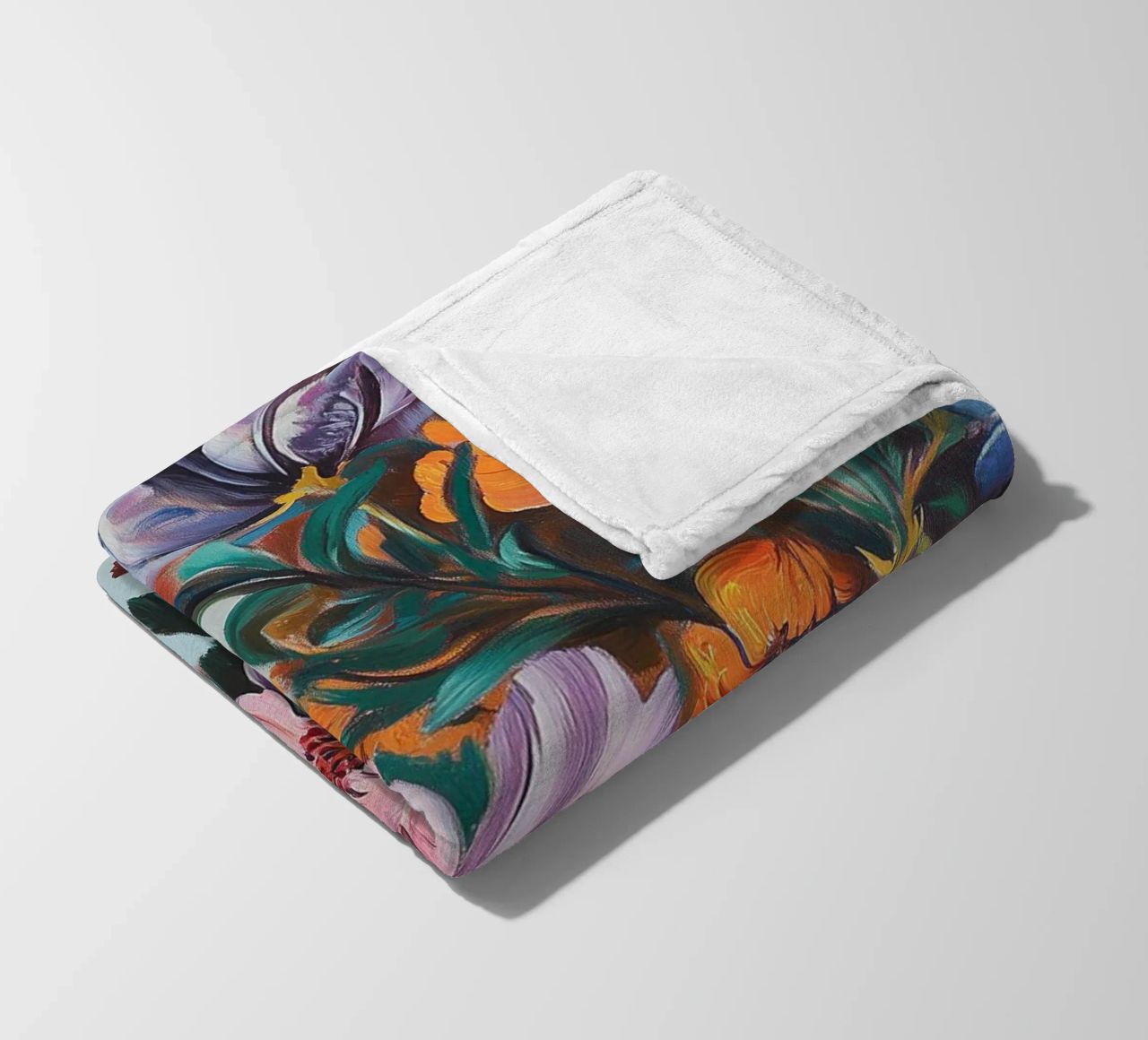 Romantico splendore floreale coperta in pile da Carinaprint