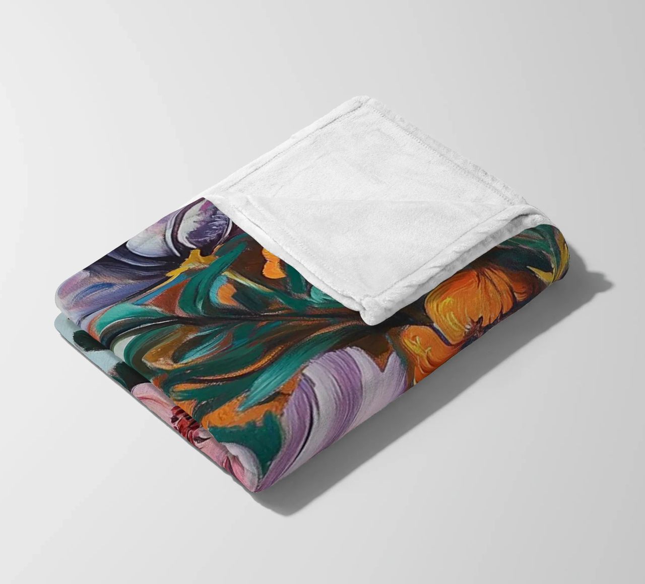 Romantico splendore floreale coperta in pile da Carinaprint