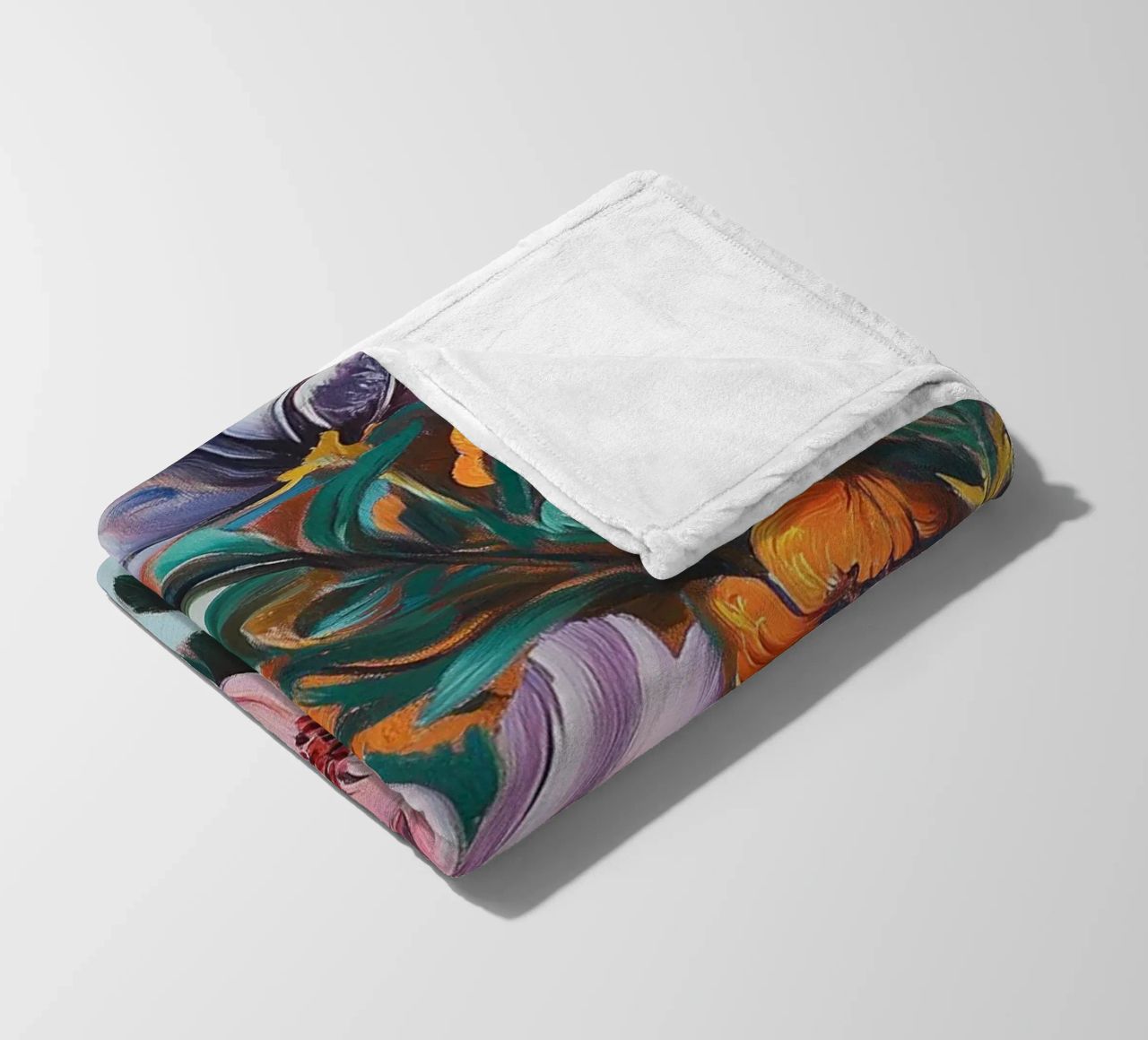 Romantico splendore floreale coperta in pile da Carinaprint