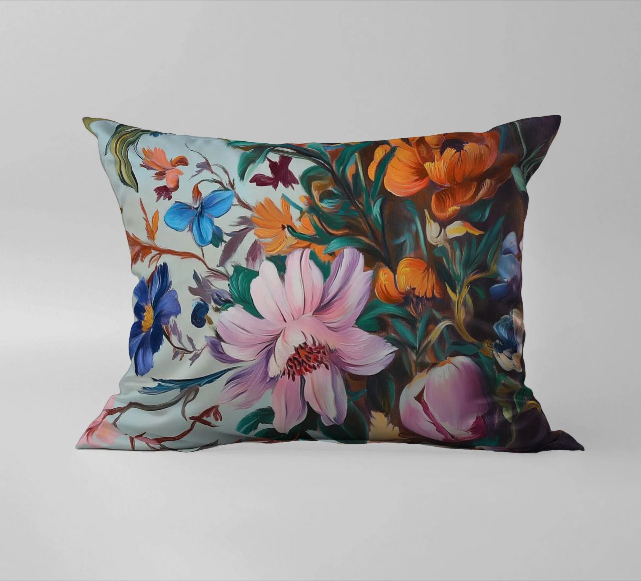 Romantico splendore floreale cuscino da Carinaprint