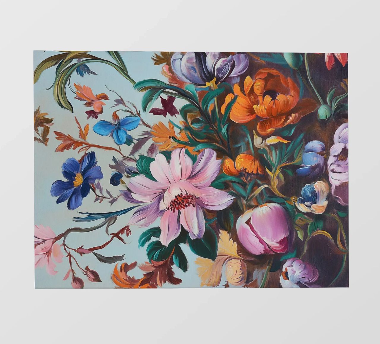 Romantico splendore floreale telo in pvc da Carinaprint