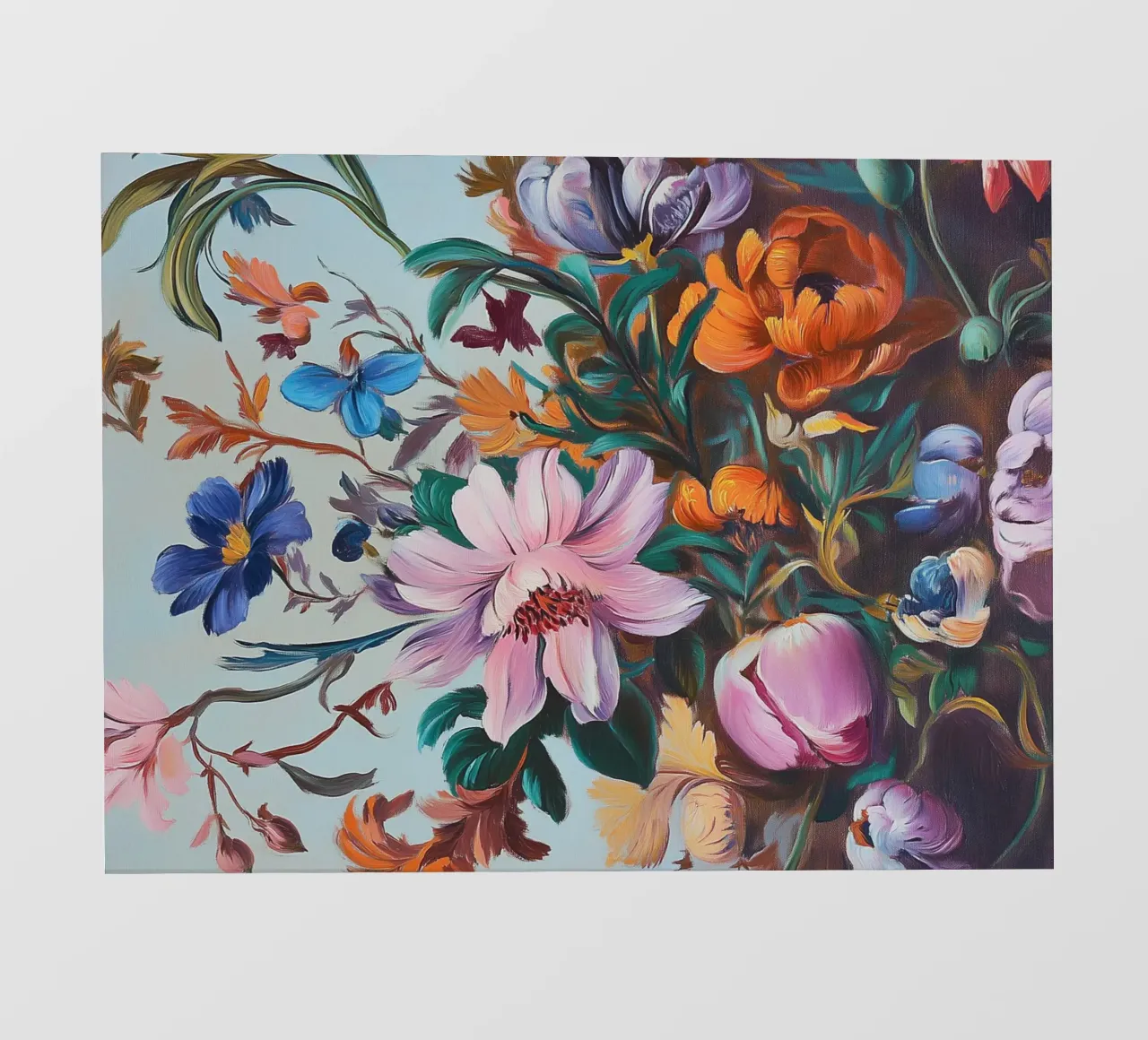 Romantico splendore floreale telo in pvc da Carinaprint